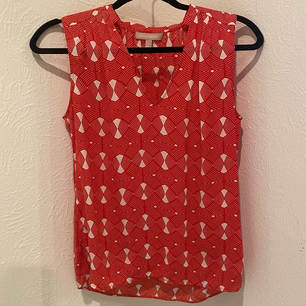 Banana Republic sleeveless blouse